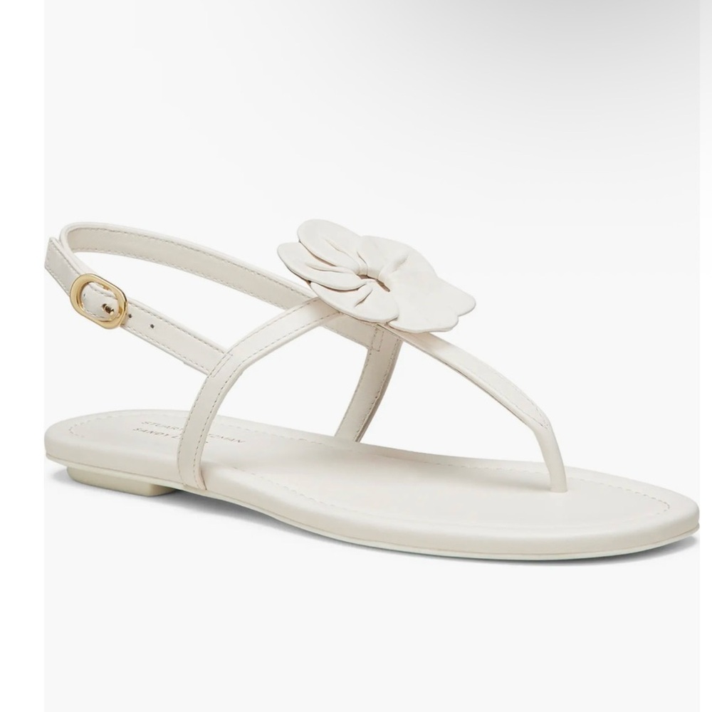 x Sandy Liang T-Strap Slingback Sandal (Women) Stuart Weitzman size 6
